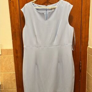 Kasper Sky Blue Midi Dress
